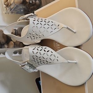 MICHAEL MICHAEL KORS  White Sandals Brand New